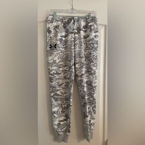 Under Armour Boys Camo Sweat pants- Large